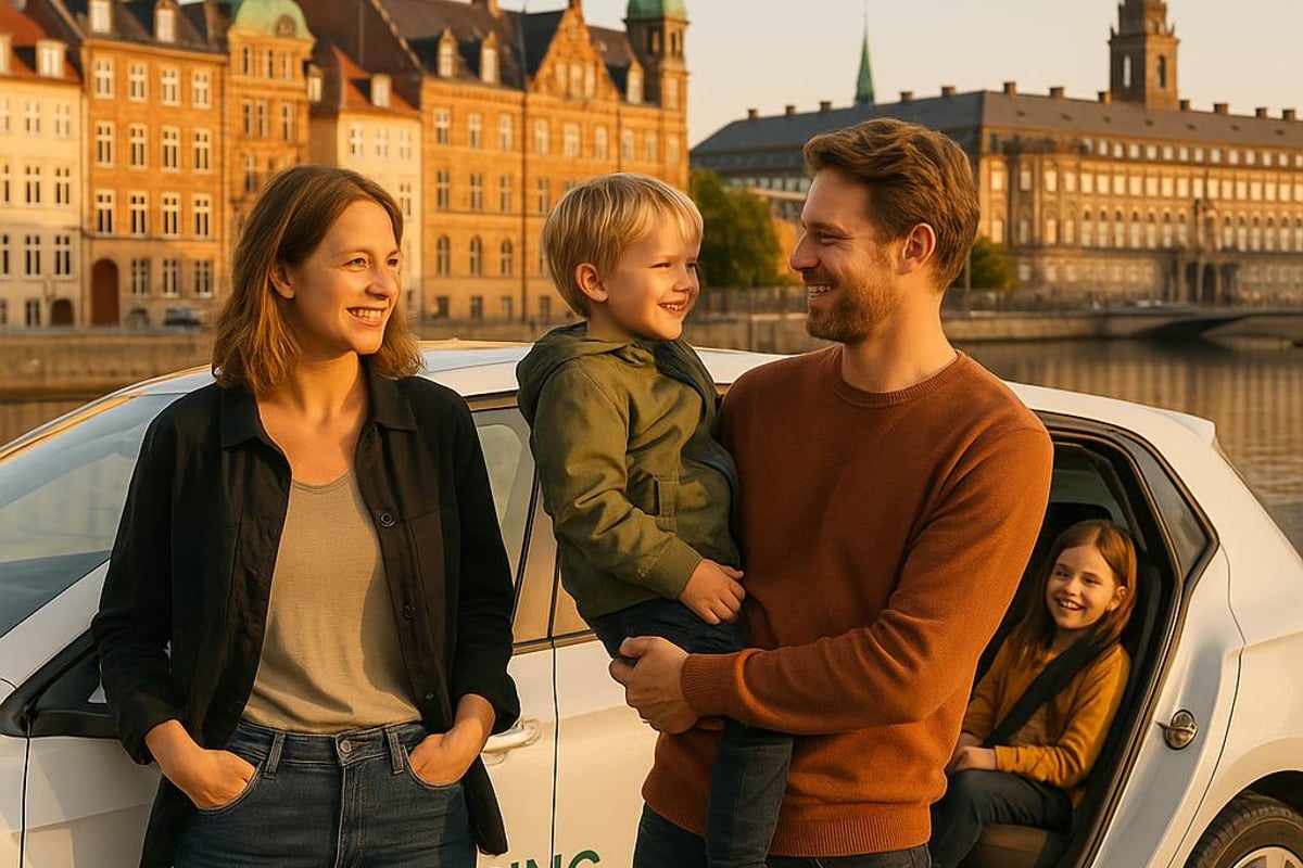 Sådan sparer danske familier tusindvis på transport med delebil